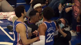 Matisse Thybulle and Josh Richardson get into kerfuffle [upl. by Clayberg]