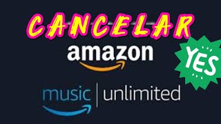 Eliminar suscripción de amazon music unlimited 2024  Alexa  Echo dot [upl. by Nylidnam725]