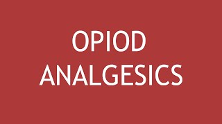 PharmacologyOpiod Analgesics and Toxicity CNS MADE EASY [upl. by Sinylg]