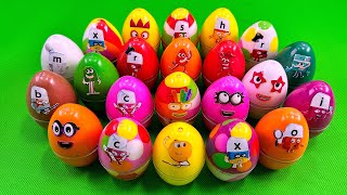 Rainbows EGGS 🌈 Mixing Rainbow SLIME with Numberblocks Colorful ASMR [upl. by Airamanna165]