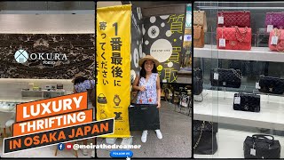 Luxury Thrifting in Osaka  Okura amp Brand Off Shinsaibashi Osaka  Pinay in ATX [upl. by Tteirrah100]