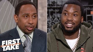 Meek Mill on Eagles repeat chances 76ers chemistry amp new album ‘Championships’  First Take [upl. by Wan952]