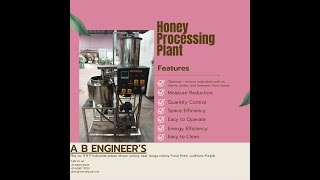 MINI HONEY PROCESSING PLANT 🍯 🐝 🐝 🐝 HONEYPROCESSINGPLANT honeybee [upl. by Atiken]