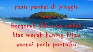 PASIR PANTAI Pasir Pantai With Lyrics [upl. by Ainslie958]