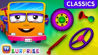 ChuChu TV Classics  Wheels On The Bus  New York City  Surprise Eggs Nursery Rhymes [upl. by Teresita]