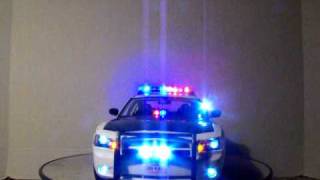 118 Alaska State Troopers Dodge Charger Custom Model Police Car W Pattern Lights [upl. by Pastelki]