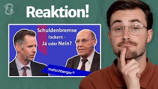 Machen Schulden Reiche reicher  Gysi vs Dürr bei Maischberger Reaktion [upl. by Eerpud]