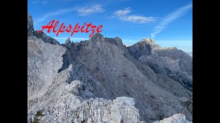 Alpspitze  Überschreitung via AlpspitzFerrata und Mathaisenkar [upl. by Annawal924]