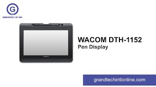 WACOM DTH1152 PEN DISPLAY [upl. by Natsyrk773]