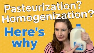 Ever wonder why milk is pasteurized and homogenized [upl. by Niletak711]