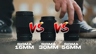 Sigma 16 30 amp 56mm 14 My Advice [upl. by Bonnee]