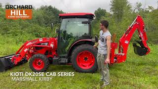 Kioti DK20SE Cab Tractor Walkthru  DK4220SE HST CAB Tractor w Loader amp Backhoe [upl. by Edward]