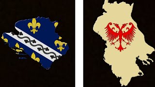 Bosnian Kingdom vs Serbian Empire [upl. by Ainatit]