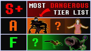 All Lethal Company Entities DANGER TIER LIST [upl. by Ennyrb]