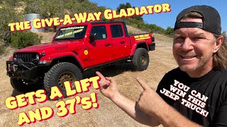 Dirt Daily Lifting the GiveAWay Gladiator [upl. by Demakis218]