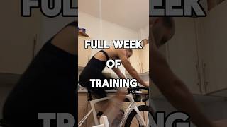 Full week of training triathlon cycling swim swimbikerun [upl. by Lednor]