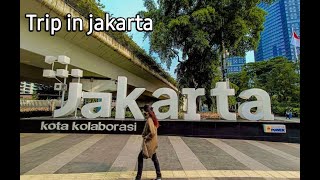 vlog TRIP KOTA JAKARTA DI HARI WEEKEND PART1 [upl. by Eikcin404]