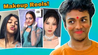 ഇതൊക്കെ over അല്ലെ😐 Makeover Reels Reaction [upl. by Blasien263]