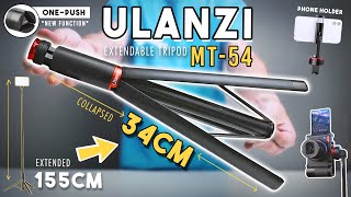 Ulanzi MT54 Review  155cm CRAZY LONG Extendable Selfie Tripod [upl. by Yatnoj897]