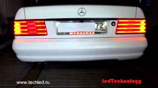 MercedesBenz SL 320 R129 Led taillights [upl. by Neelrihs]