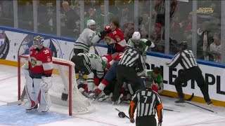 Florida Panthers Vs Dallas Stars Scrum request [upl. by Annahsal362]