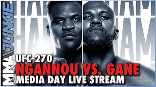 UFC 270 Ngannou vs Gane Media Day Live Stream [upl. by Nered655]