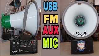 MEGA MP 89U PORTABLE PA SYSTEM UNBOXING amp REVIEW [upl. by Alvord493]