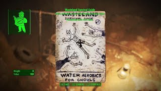 How to Find Wasteland Survival Guide Issue 7 Location Old Gullett Sinkhole Fallout 4 [upl. by Cherry]