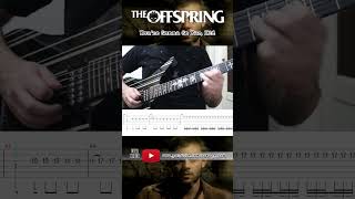 The Offspring  Youre Gonna Go Far Kid Guitar Solo Cover  TABS Shorts [upl. by Setsero]