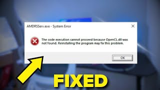 Fix AMDRSServexe Error in Windows 11 [upl. by Slocum973]