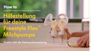 Tipps zum Abpumpen mit der Freestyle Flex Milchpumpe von Medela [upl. by Ynnattirb]