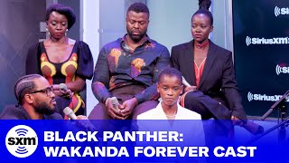 Black Panther Wakanda Forever Cast Chadwick Boseman quotImpacted The World Foreverquot  SiriusXM [upl. by Woodhead]