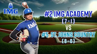 Nationally Ranked High School Teams Battle baseball IMG Academy [upl. by Aehsel]