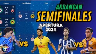 Arrancan las SEMIFINALES  LIGA MX APERTURA 2024 [upl. by Adnir]