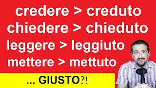 47 Participi passati irregolari che devi conoscere  Grammatica italiana [upl. by Darsie]