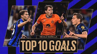 I CAPOLAVORI DI BARELLA 🤩✨  TOP 10 GOALS 🖤💙 [upl. by Hirz]