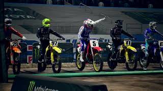 Monster Energy Supercross 3 Esbarquero90 East Rutherford MetLife Stadium Ricky Johnson CR 250cc [upl. by Philipps]