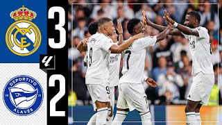 HIGHLIGHTS  Real Madrid 32 Alavés  LaLiga 202425 [upl. by Bik]