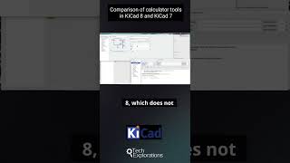 Calculator tools in KiCad 8  A Comparison with KiCad 7 [upl. by Cone461]