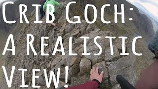 Crib Goch A Realistic View [upl. by Reginnej]