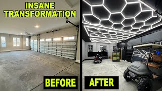 MY GARAGE TRANSFORMATION DIY pt 1 [upl. by Adnylg]