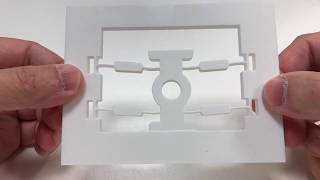 3dprinted Bistable Compliant Switch Mechanism [upl. by Aydin]