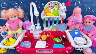 8 Minutes Satisfying with Unboxing Kitchen Cooking Playset，Kitchen Sink Toys Review  ASMR [upl. by Brower]