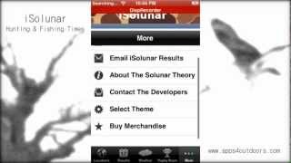 iSolunar Hunting amp Fishing Times  App review [upl. by Towbin]