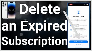 How To Delete Expired Or Inactive Subscriptions On iPhone [upl. by Norean545]