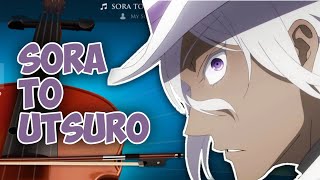 VANITAS NO CARTE OP  SORA TO UTSURO  VIOLIN COVER [upl. by Erbua]