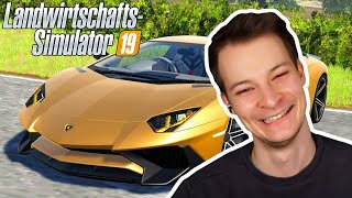 Ansgar fährt LAMBO im LS19 😂 Lamborghini Aventador LP750  Nordrheintvplay Clips [upl. by Ahsilram]