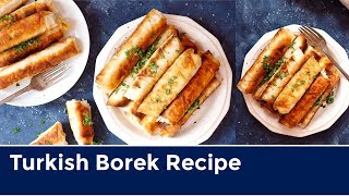 Turkish Borek Recipe Sigara Borek [upl. by Assetal]