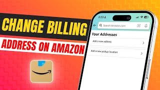 How to Change Billing Address on Amazon  Add Different Billing Address on Amazon [upl. by Oigaib]