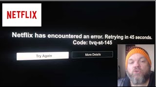 FIX tvqst145 NETFLIX Has Encountered an ERROR Retrying in 45 Seconds CODE Try Again More Details [upl. by Grounds]